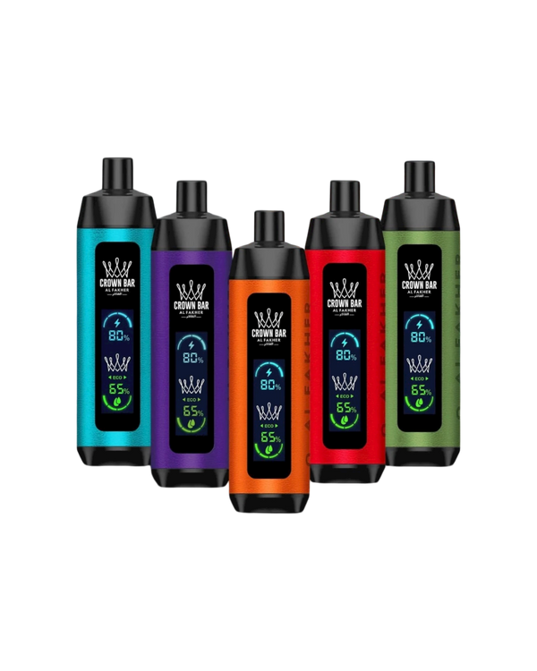 AL FAKHER CROWN BAR CRYSTAL 8000 DUAL MODE POWER WITH SMART CONTROL AND SMOOTH CLOUDS