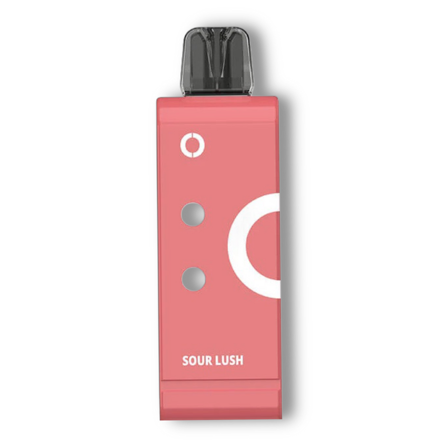 ELFBAR EW9000 replacement pod, Sour Lush flavour in coral pink — Vapor Space UAE
