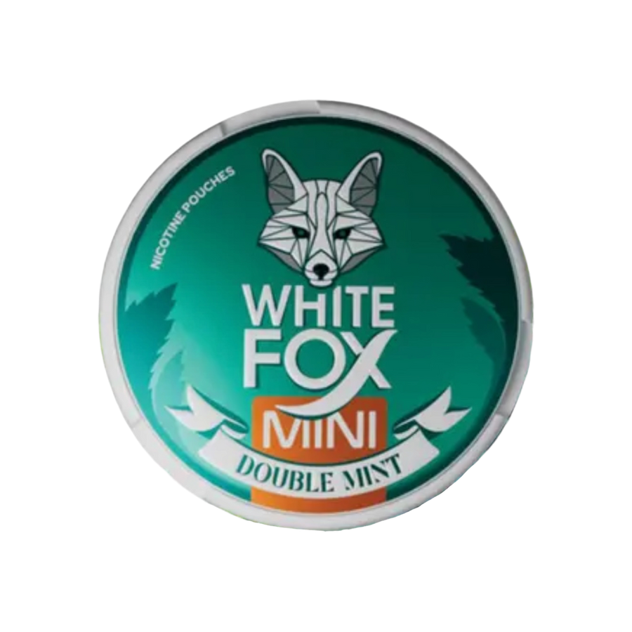 Snus White Fox nicotine pouches, Double Mint Mini — Vapor Space UAE