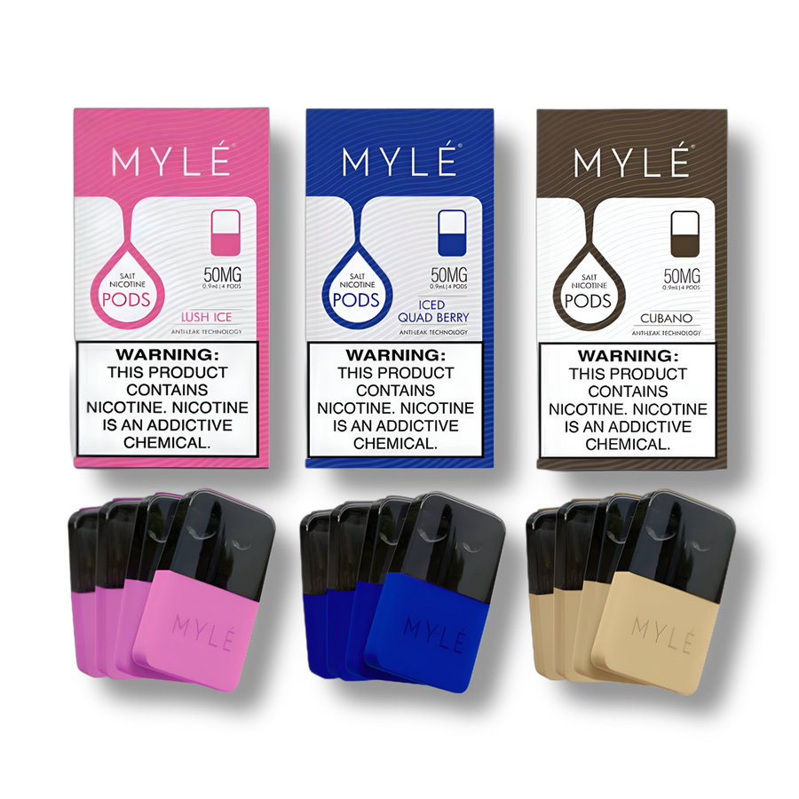 MYLE V4 Flavored Pods (4-Pack)