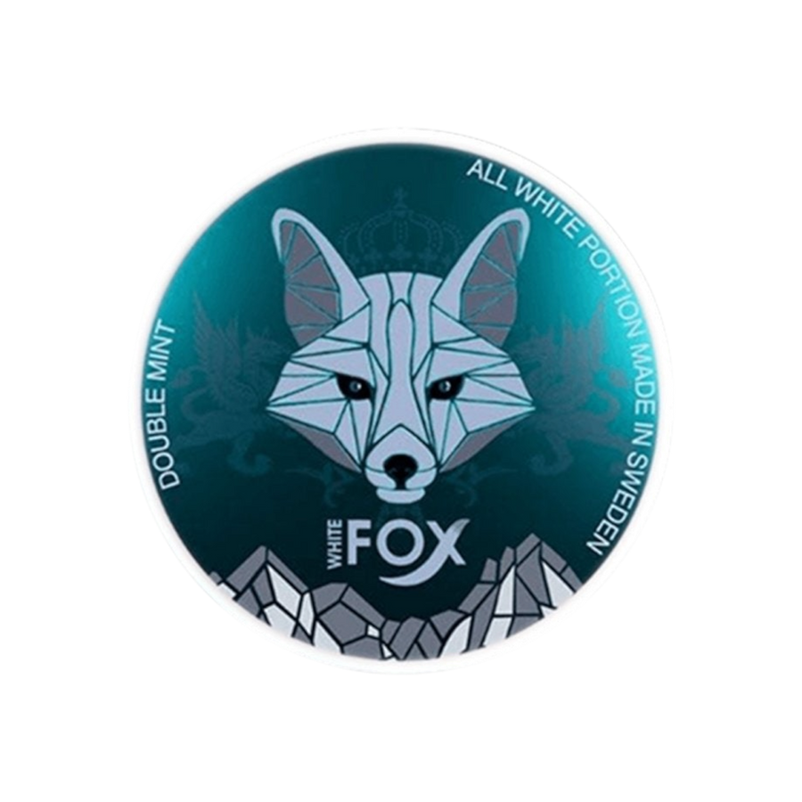 Snus White Fox nicotine pouches, Double Mint — Vapor Space UAE