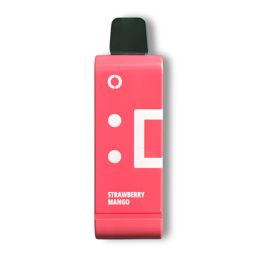 ELFBAR EW9000 replacement pod, Strawberry Mango flavour in coral red — Vapor Space UAE