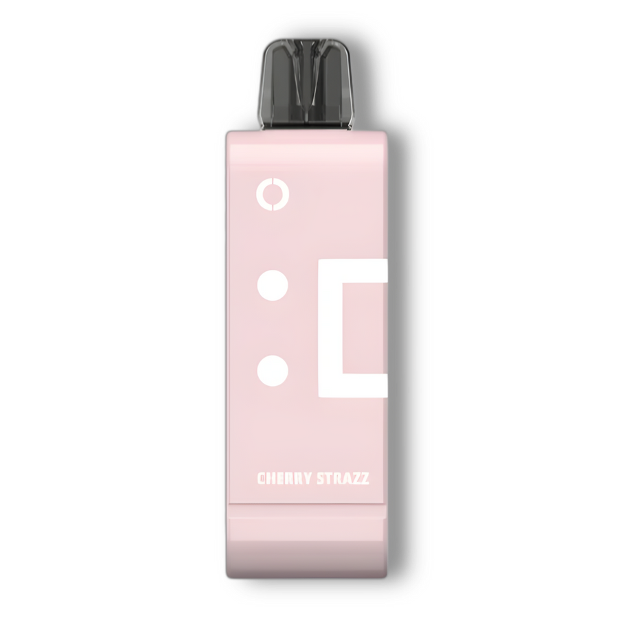 ELFBAR EW9000 replacement pod, Cherry Strazz flavour in pale pink — Vapor Space UAE