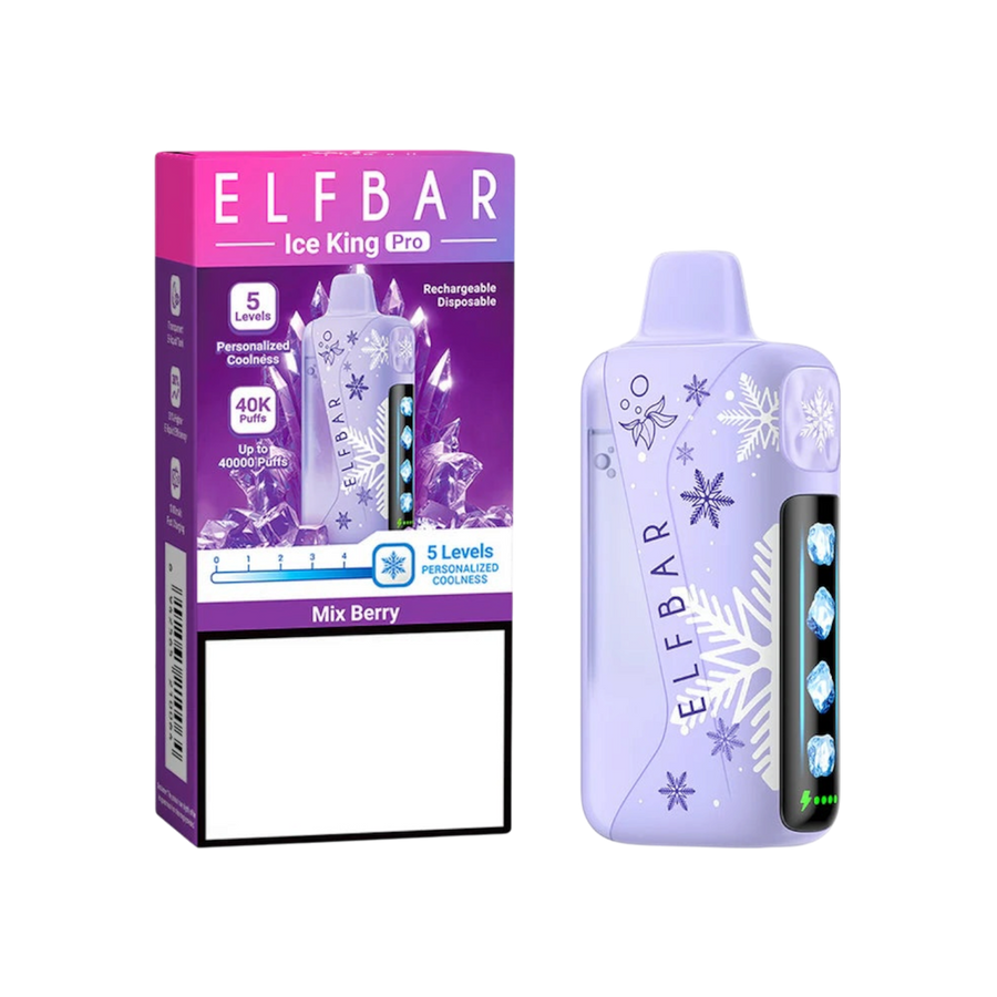 ELFBAR Ice King Pro 40K disposable vape, Mix Berry flavour — Vapor Space UAE